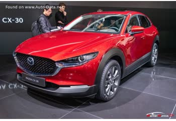 Full specifications and technical details 2019 Mazda CX-30 1.8 Skyactiv-D (116 Hp)