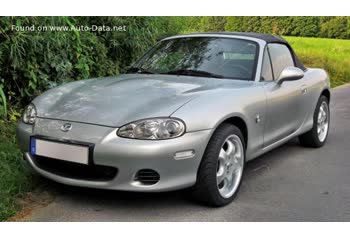 Full specifications and technical details 2000 Mazda MX-5 II (NB) 1.8i 16V (146 Hp)