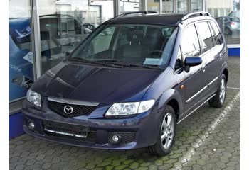 Full specifications and technical details 1999 Mazda Premacy (CP) 2.0 TD (90 Hp)