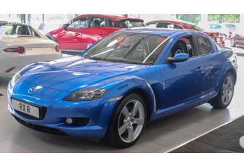 المواصفات والتفاصيل التقنية الكاملة 2003 Mazda RX-8 1.3 Wankel (192 Hp)