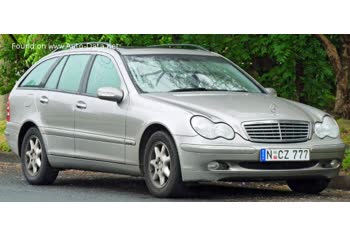 المواصفات والتفاصيل التقنية الكاملة 2001 Mercedes-Benz C-class T-modell (S203) AMG C 32 V6 (354 Hp)