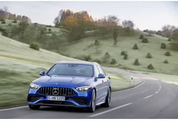 2021 Mercedes-Benz C-class T-modell (S206) C 220d EQ Boost (200 Hp) 4MATIC 9G-TRONIC thumb image