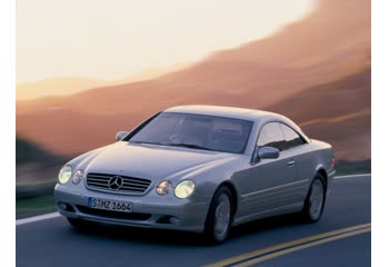 المواصفات والتفاصيل التقنية الكاملة 1999 Mercedes-Benz CL (C215) CL 500 V8 (306 Hp) Automatic