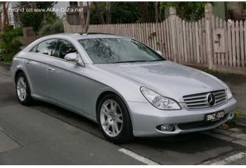 المواصفات والتفاصيل التقنية الكاملة 2004 Mercedes-Benz CLS coupe (C219) CLS 350 V6 (272 Hp) 7G-TRONIC