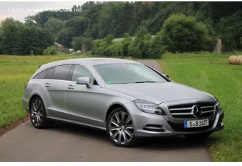 المواصفات والتفاصيل التقنية الكاملة 2012 Mercedes-Benz CLS Shooting Brake (X218) CLS 250 CDI (204 Hp) G-TRONIC