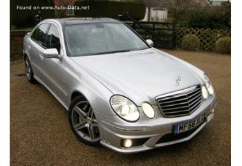 Full specifications and technical details 2006 Mercedes-Benz E-class (W211, facelift 2006) AMG E 63 V8 (514 Hp) 7G-TRONIC