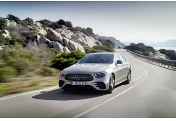 Full specifications and technical details 2020 Mercedes-Benz E-class (W213, facelift 2020) E 200 (197 Hp) Mild Hybrid 4MATIC 9G-TRONIC