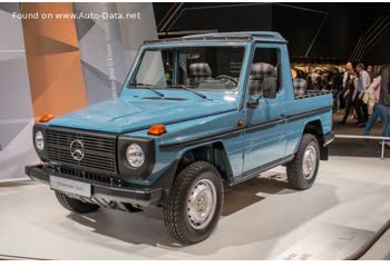 المواصفات والتفاصيل التقنية الكاملة 1979 Mercedes-Benz G-class Cabriolet (W460) 240 GD (72 Hp) 4WD