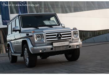 Full specifications and technical details 2012 Mercedes-Benz G-class Long (W463, facelift 2012) G 500 (388 Hp) 4MATIC G-TRONIC