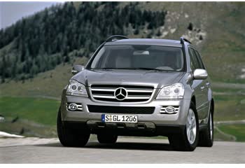 المواصفات والتفاصيل التقنية الكاملة 2006 Mercedes-Benz GL (X164) GL 500 (388 Hp) 4MATIC G-TRONIC