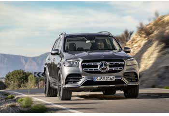 المواصفات والتفاصيل التقنية الكاملة 2019 Mercedes-Benz GLS (X167) GLS 400d (330 Hp) 4MATIC G-TRONIC