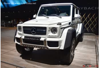 Full specifications and technical details 2017 Mercedes-Benz Maybach G-class G 650 Landaulet V12 (630 Hp) 4MATIC 7G-TRONIC