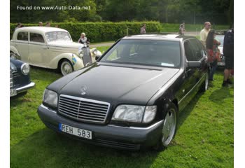 Full specifications and technical details 1994 Mercedes-Benz S-class Long (V140, facelift 1994) S 320 (231 Hp) 4G-TRONIC