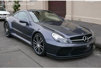 المواصفات والتفاصيل التقنية الكاملة 2008 Mercedes-Benz SL Coupe (R230, facelift 2008) AMG SL 65 Black Series V12 (670 Hp) SPEEDSHIFT