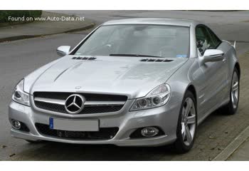 Full specifications and technical details 2009 Mercedes-Benz SL (R230, facelift 2008) SL 300 V6 (231 Hp) 7G-TRONIC