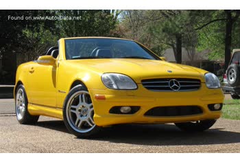 Full specifications and technical details 2000 Mercedes-Benz SLK (R170, facelift 2000) SLK 200 Kompressor (163 Hp) Automatic