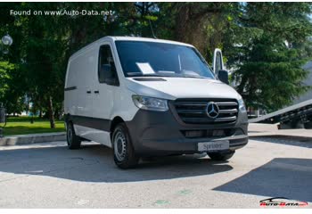 2018 Mercedes-Benz Sprinter Panel Van Compact (W907/W910) 414 CDI (143 Hp) W910 thumb image