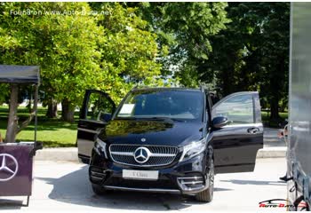 المواصفات والتفاصيل التقنية الكاملة 2019 Mercedes-Benz V-class Long (facelift 2019) V 300d (239 Hp) 4MATIC G-TRONIC