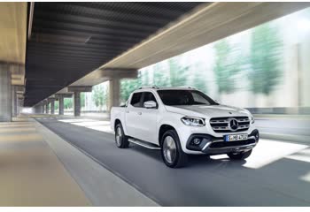 Full specifications and technical details 2018 Mercedes-Benz X-class X 350d V6 (258 Hp) 4MATIC Automatic