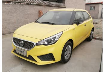 Full specifications and technical details 2018 MG MG3 II (facelift 2018) 1.5 VTi-Tech (106 Hp)