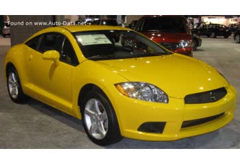 Full specifications and technical details 2009 Mitsubishi Eclipse IV (4G, facelift 2009) 2.4L (162 Hp)