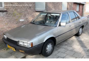 Full specifications and technical details 1984 Mitsubishi Galant V 1.6 GLX (E11A) (75 Hp)