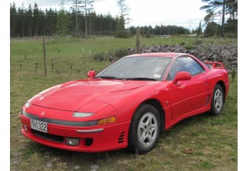 Vollständige Spezifikationen und technische Details 1990 Mitsubishi GTO (Z16) 3.0 i V6 4WD (225 Hp) Automatic