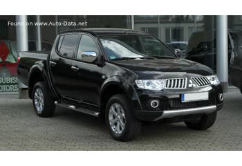 المواصفات والتفاصيل التقنية الكاملة 2010 Mitsubishi L200 IV Double Cab (facelift 2010) 2.5 HP DI-D (178 Hp)