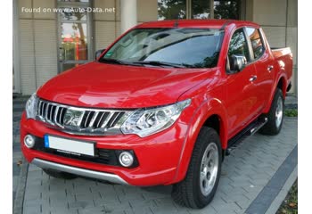 المواصفات والتفاصيل التقنية الكاملة 2015 Mitsubishi L200 V Double Cab 2.4d (154 Hp) 4WD