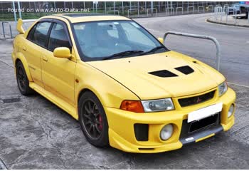 المواصفات والتفاصيل التقنية الكاملة 1998 Mitsubishi Lancer Evolution V 2.0 (280 Hp) 4WD