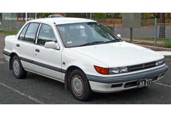 المواصفات والتفاصيل التقنية الكاملة 1992 Mitsubishi Lancer IV 1.3 12V (75 Hp)