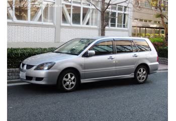 المواصفات والتفاصيل التقنية الكاملة 2003 Mitsubishi Lancer VIII Wagon 1.6 i 16V (98 Hp)