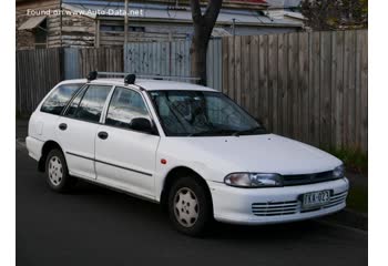 المواصفات والتفاصيل التقنية الكاملة 1992 Mitsubishi Lancer V Wagon 1.6 16V (113 Hp) 4WD