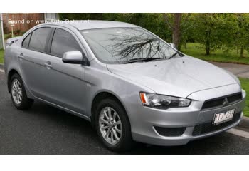 المواصفات والتفاصيل التقنية الكاملة 2010 Mitsubishi Lancer IX 2.0i (150 Hp) CVT