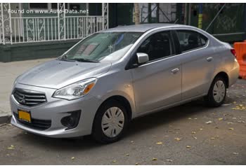 المواصفات والتفاصيل التقنية الكاملة 2013 Mitsubishi Mirage G4 (A10) 1.2 MIVEC (78 Hp) CVT