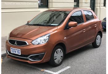 المواصفات والتفاصيل التقنية الكاملة 2017 Mitsubishi Mirage VI Hatchback (facelift 2017) 1.2 MIVEC (78 Hp)