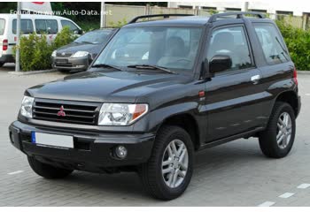 Full specifications and technical details 1999 Mitsubishi Pajero Pinin (H60) 2.0 GDI 16V (129 Hp) 3dr Automatic