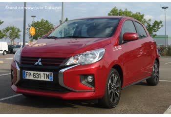 Full specifications and technical details 2019 Mitsubishi Space Star (facelift 2019) 1.2 MIVEC (80 Hp)