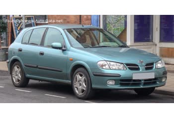 المواصفات والتفاصيل التقنية الكاملة 2000 Nissan Almera II Hatchback (N16) 1.8 (114 Hp)