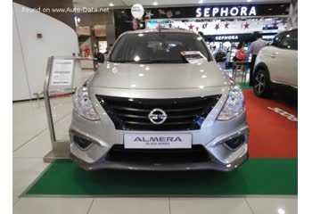 المواصفات والتفاصيل التقنية الكاملة 2015 Nissan Almera III (N17, facelift 2015) 1.5 (99 Hp)