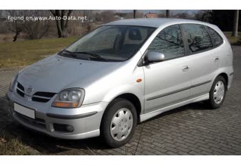 المواصفات والتفاصيل التقنية الكاملة 2000 Nissan Almera Tino 1.8 (114 Hp) Automatic