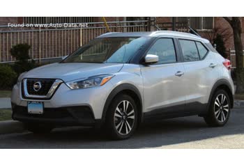 Full specifications and technical details 2017 Nissan Kicks (P15, USA) 1.6 (125 Hp) Xtronic