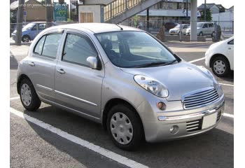 المواصفات والتفاصيل التقنية الكاملة 2003 Nissan March (K12) 1.2 i 16V (80 Hp) Automatic