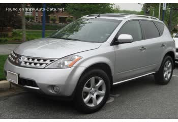 المواصفات والتفاصيل التقنية الكاملة 2002 Nissan Murano I (Z50) 3.5 i V6 24V (248 Hp)