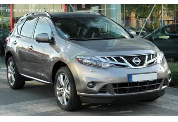 المواصفات والتفاصيل التقنية الكاملة 2010 Nissan Murano II (Z51, facelift 2010) 3.5 V6 (249 Hp) 4WD CVT