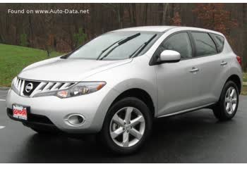 المواصفات والتفاصيل التقنية الكاملة 2008 Nissan Murano II (Z51) 3.5 (256 Hp)