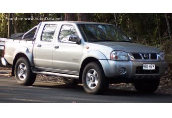 Full specifications and technical details 1998 Nissan Navara II (D22) 2.5 dCi Double Cab 4WD (133 Hp)