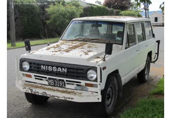 المواصفات والتفاصيل التقنية الكاملة 1983 Nissan Patrol Station Wagon (W160) 3.2 TD (W160) (110 Hp)