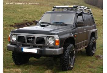 Full specifications and technical details 1987 Nissan Patrol IV 3-door (Y60) 2.8 TD (115 Hp) 4WD