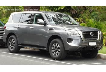 Full specifications and technical details 2019 Nissan Patrol VI (Y62, facelift 2019) 4.0 V6 (275 Hp) 4x4 Automatic